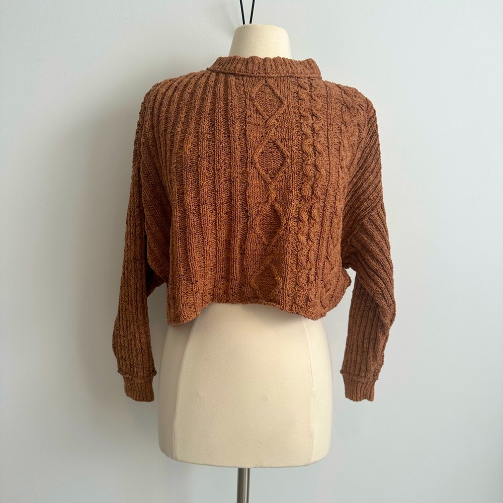 Free People Crop Sweater